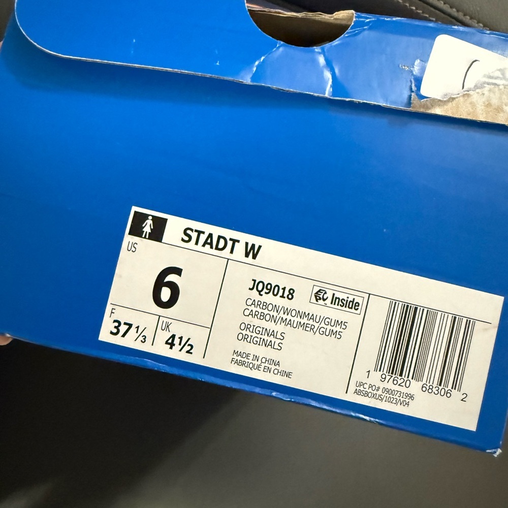 ADIDAS Stadt Sneakers - Carbon, NEW - Picture 5 of 9